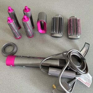 Dyson Hair Tools Set - Pink and Gray